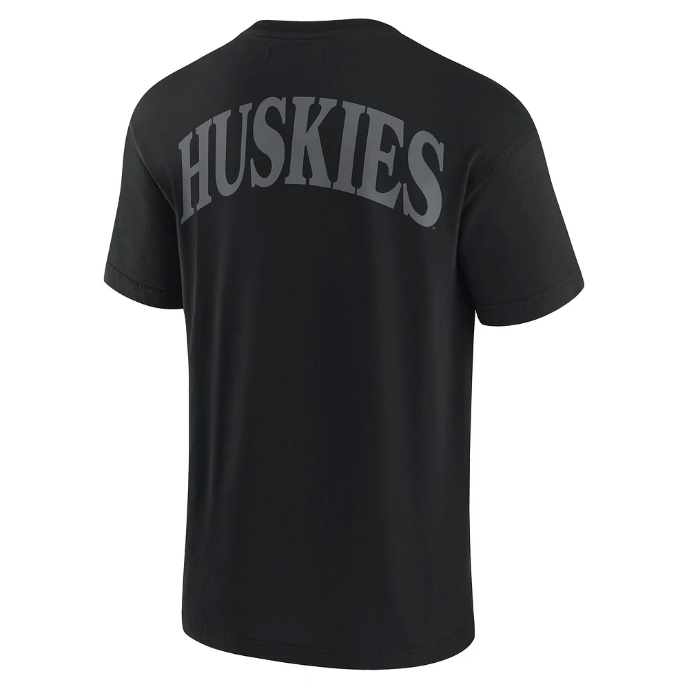 Men's Fanatics Black Washington Huskies Iconic T-Shirt
