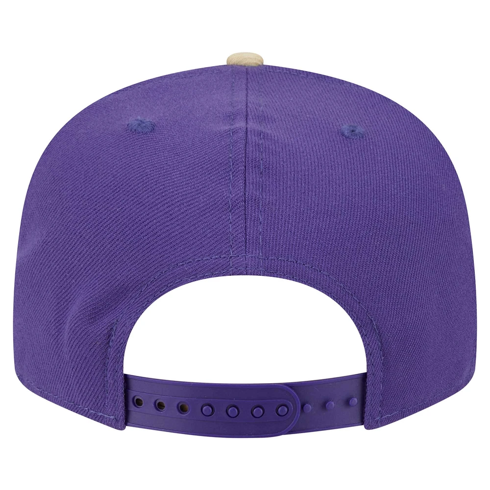 Men's New Era Purple Washington Huskies Two-Tone 9FIFTY Snapback Hat