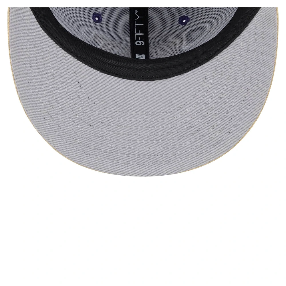 Men's New Era Purple Washington Huskies Two-Tone 9FIFTY Snapback Hat