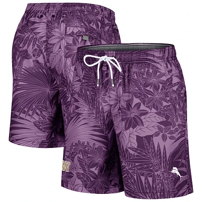 Short de bain Tommy Bahama violet pour homme, Washington Huskies, Santiago Palms
