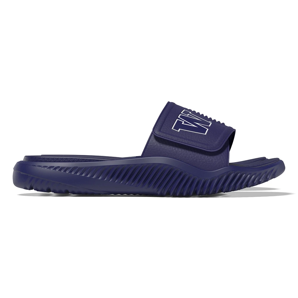 Unisex adidas  Purple Washington Huskies Alphabounce 2.0 Slide Sandals