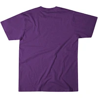 T-shirt unisexe à rayures avec nom et numéro BreakingT Kelsey Plum Purple Washington Huskies