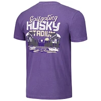 T-shirt unisexe violet Washington Huskies Hyper Local Lakeside Stadium