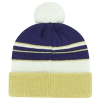 Youth '47 Purple Washington Huskies Peewee Cuffed Knit Hat with Pom