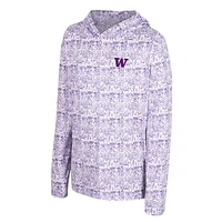 Youth Colosseum Purple Washington Huskies All-Over Print Hoodie