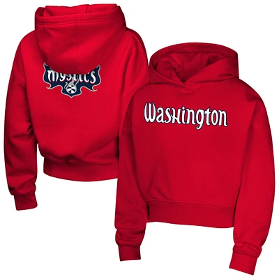 Sweat à capuche rouge Washington Mystics pour jeunes filles