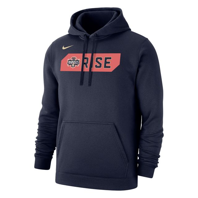 Sweat à capuche en molleton Club Nike Washington Mystics Rebel Edition pour homme, bleu marine