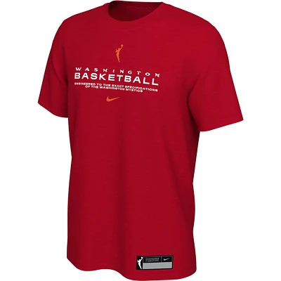 T-shirt Nike rouge Washington Mystics On-Court Legend Essential pour homme