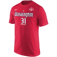 Men's Nike Tina Charles Red Washington Mystics Explorer Edition Name & Number T-Shirt