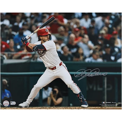 Dylan Crews Washington Nationals Autographed 16" x 20" MLB Debut Hitting Photograph