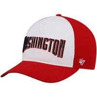 Men's '47 Red/White Washington Nationals Cooperstown Collection Retro Contra Hitch Snapback Hat