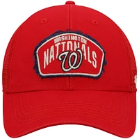 Men's '47 Red Washington Nationals Cledus MVP Trucker Snapback Hat