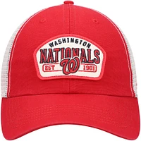 Men's '47 Red Washington Nationals Penwald Clean Up Trucker Snapback Hat