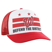 Men's '47 Red Washington Nationals Retro Region Foam Trucker Adjustable Hat