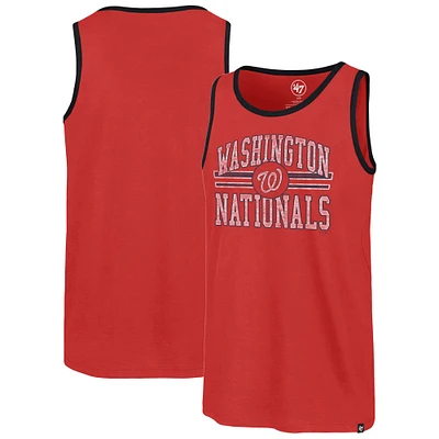 Débardeur rouge Winger Franklin des Nationals de Washington '47 pour hommes