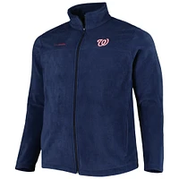Men's Columbia Navy Washington Nationals Big & Tall Steens Mountain Full-Zip Jacket