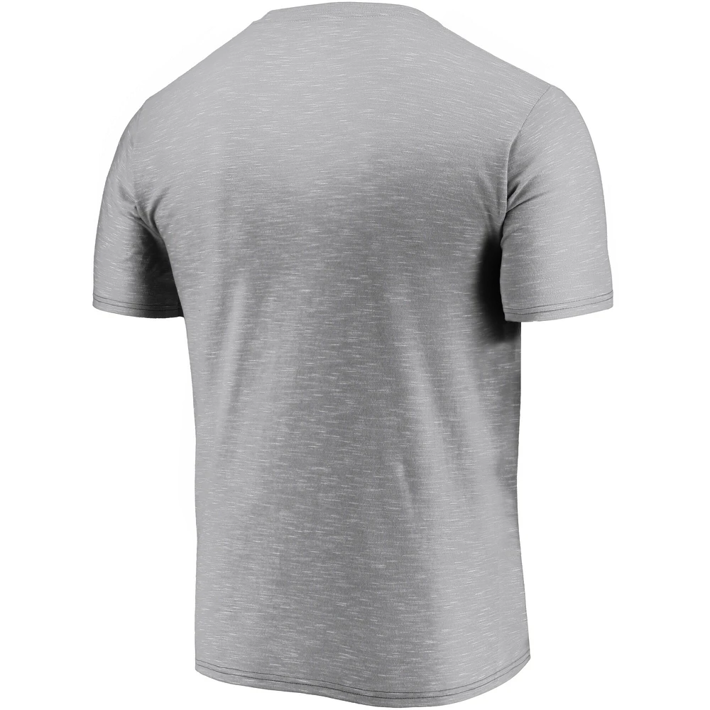 Men's Fanatics Gray Washington Nationals 2019 World Series Champions Locker Room Space Dye T-Shirt