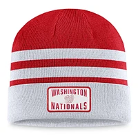 Men's Fanatics Gray Washington Nationals Cuffed Knit Hat