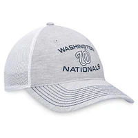Men's Fanatics Gray Washington Nationals Trucker Adjustable Hat