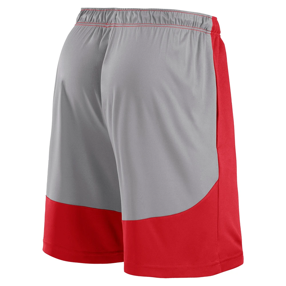 Men's Fanatics Red/Gray Washington Nationals Go Hard Shorts