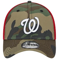 Men's New Era Camo Washington Nationals Team Neo 39THIRTY Flex Hat