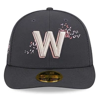 Men's New Era Graphite Washington Nationals 2022 City Connect Low Profile 59FIFTY Fitted Hat