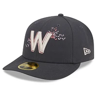 Men's New Era Graphite Washington Nationals 2022 City Connect Low Profile 59FIFTY Fitted Hat