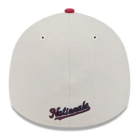 Men's New Era  Khaki/Red Washington Nationals 2024 Fourth of July 39THIRTY Flex Hat