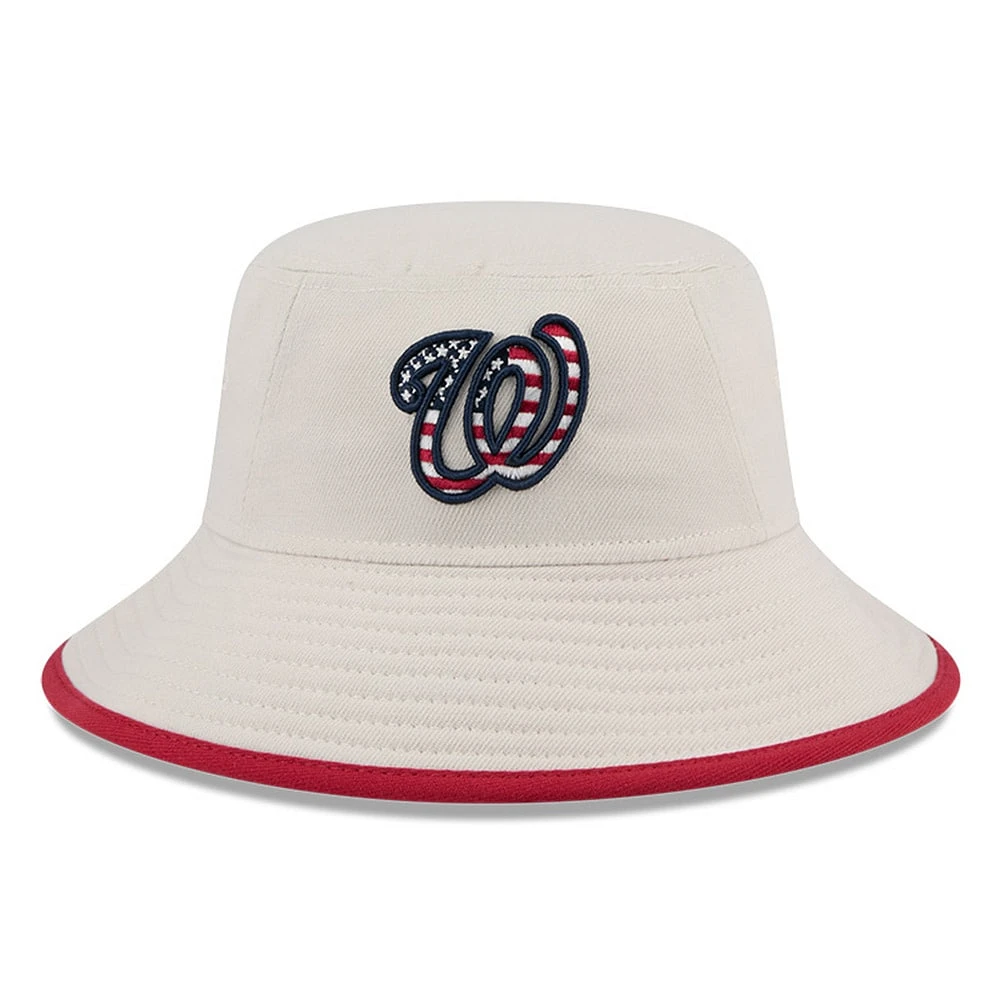 Bob kaki New Era pour hommes des Nationals de Washington 2024 du 4 juillet