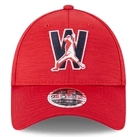 Men's New Era  Red Washington Nationals 2023 Clubhouse 9FORTY Snapback Hat