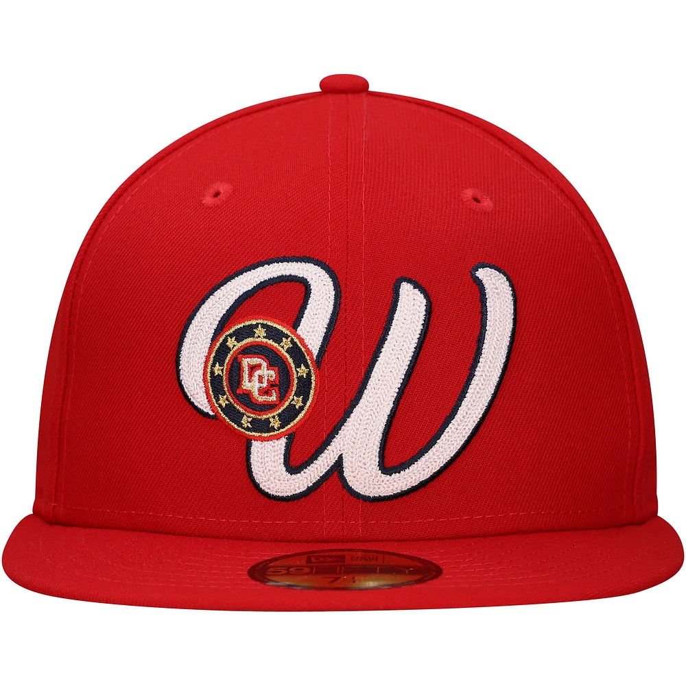 Casquette ajustée 59FIFTY Duo Logo 2.0 des Washington Nationals de New Era pour homme