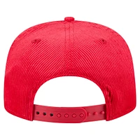 Men's New Era  Red Washington Nationals Full Circle Corduroy Golfer Adjustable Hat