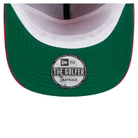 Men's New Era  Red Washington Nationals Full Circle Corduroy Golfer Adjustable Hat