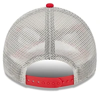 Men's New Era Red Washington Nationals Property Trucker 9TWENTY Snapback Hat