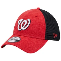 Casquette Flex Neo 39THIRTY des Washington Nationals Shadow New Era rouge pour homme