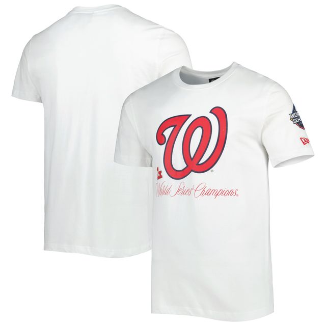 T-shirt New Era White Washington Nationals Historical Championship pour homme