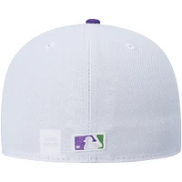 Men's New Era White Washington Nationals  Side Patch 59FIFTY Fitted Hat