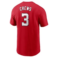 Men's Nike Dylan Crews Red Washington Nationals Fuse Name & Number T-Shirt