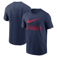 Men's Nike Navy Washington Nationals Swoosh T-Shirt