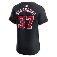 Men's Nike Stephen Strasburg Navy Washington Nationals Alternate Elite Player Jersey