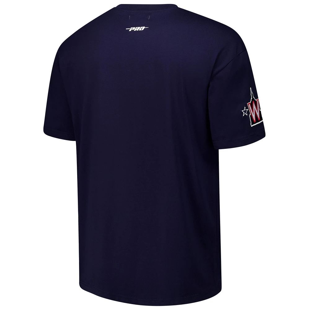 Men's Pro Standard Navy Washington Nationals Turn It Up Dropped Shoulder T-Shirt