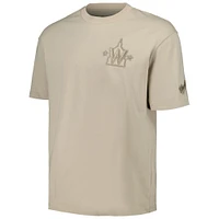 Men's Pro Standard Tan Washington Nationals Neutral Drop Shoulder T-Shirt