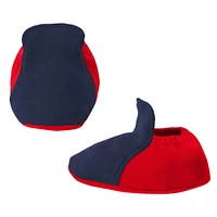 Newborn & Infant Red/Navy Washington Nationals Three-Piece Love of Baseball Bib Bodysuit Booties Set
