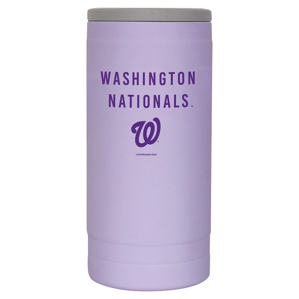 Nationals de Washington 12oz. Coolie Slim Soft Touch Lavande