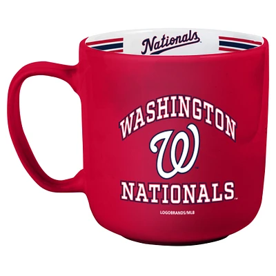 Nationals de Washington 15oz. Tasse à rayures