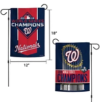 WinCraft Washington Nationals 2019 World Series Champions 2-Sided 12'' x 18'' Garden Flag
