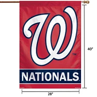 WinCraft Washington Nationals 28" x 40" Primary Logo Single-Sided Vertical Banner