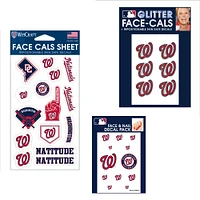 Ensemble de tatouages ​​sans eau WinCraft Washington Nationals 4" x 7"