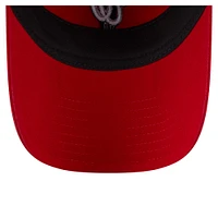 Women's New Era  Red Washington Nationals Preppy Team 9TWENTY Adjustable Hat