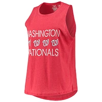 Women's Concepts Sport Navy/Red Washington Nationals Meter Muscle Tank Top & Pants Sleep Set